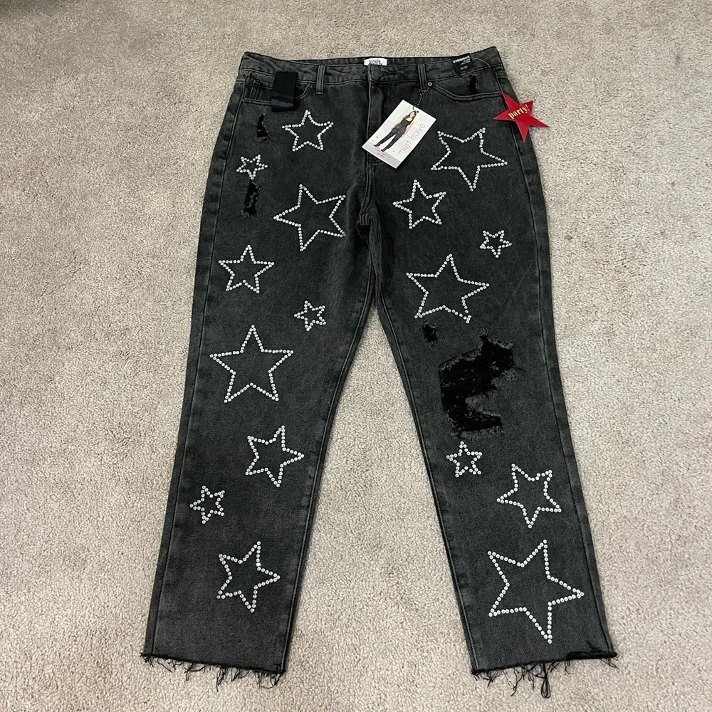 Simple Society Super High Rise Straight Leg Jeans